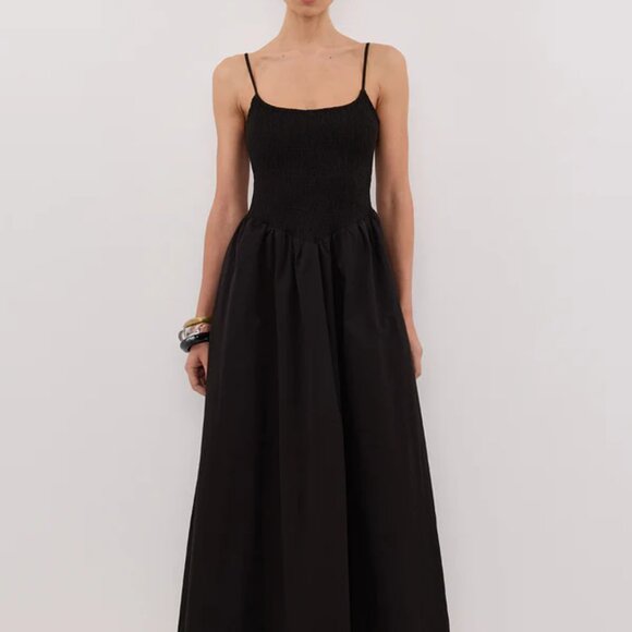 NWT DISSH Milano Midi Dress in Black - Picture 3 of 3